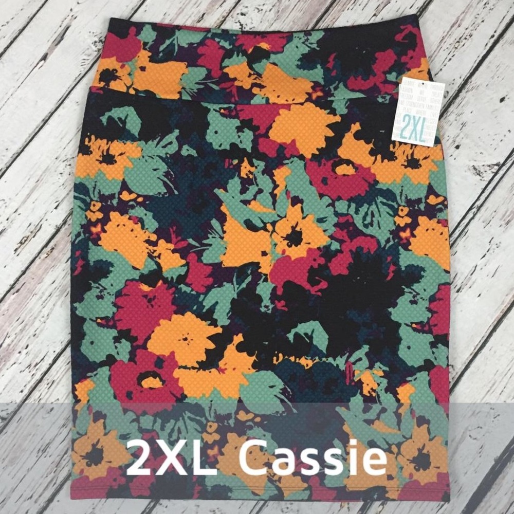 LuLaRoe Cassie skirt 2XL NWT